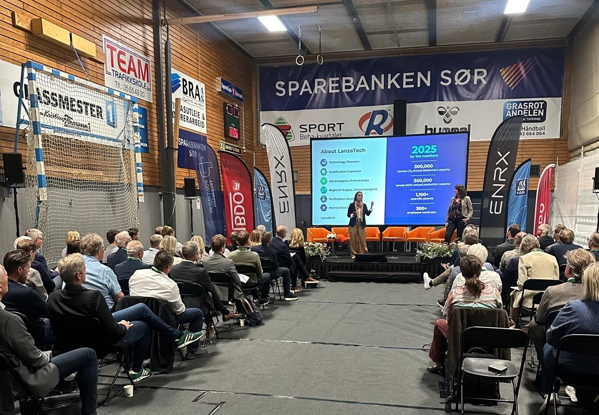 President Aura Cuellar in Norway presenting at Industriuka, one of Norway's largest industry & technology conferences, in collaboration with our partner, Eramet.
