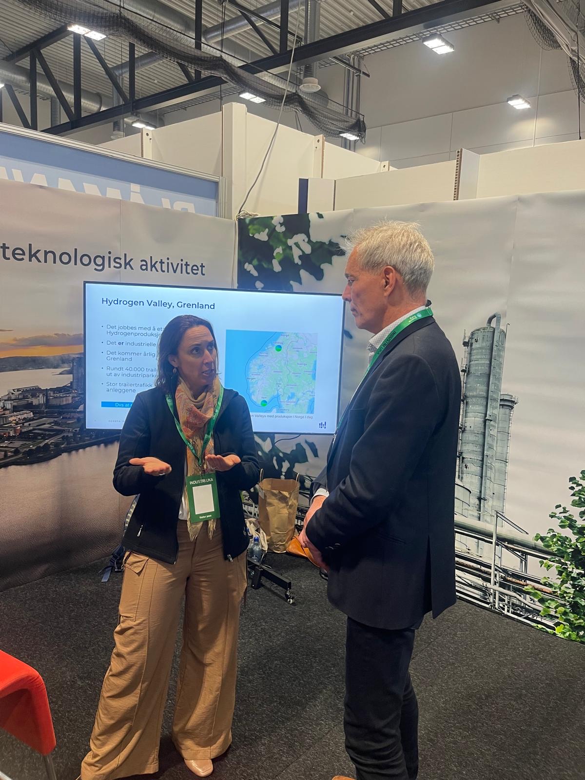 President Aura Cuellar in Norway presenting at Industriuka, one of Norway's largest industry & technology conferences, in collaboration with our partner, Eramet.